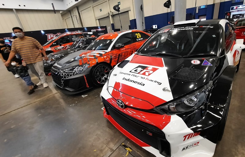 the elite showcase 2023 - mobil pembalap indonesia