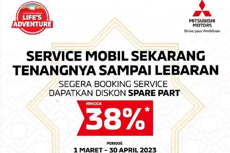 diskon sparepart Mitsubishi selama Ramadan