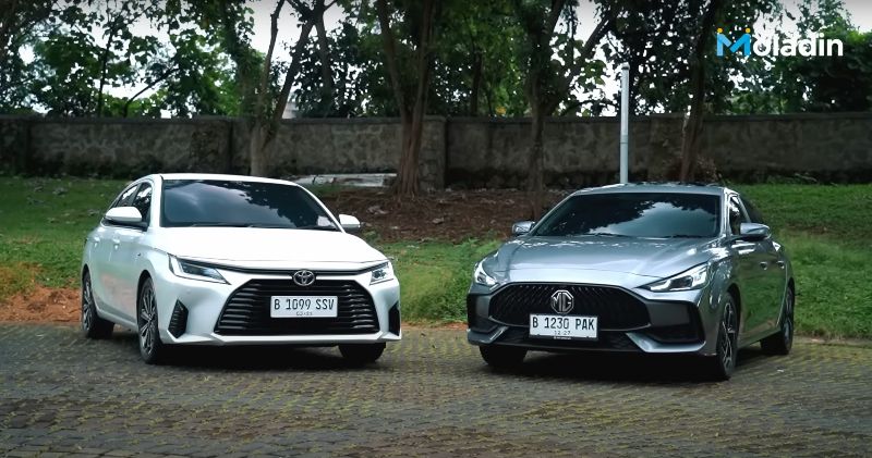 Toyota Vios VS MG 5 GT
