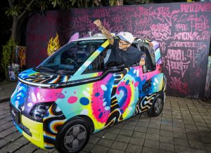 Modifikasi Cat Bodi Wuling Air EV x Gardu House, Warna-Warni
