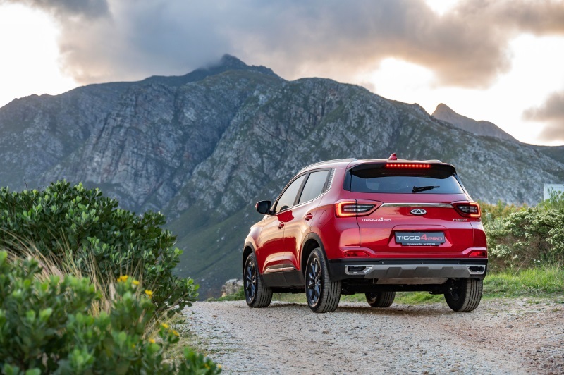 chery tiggo 4 pro - eksterior tampak belakang