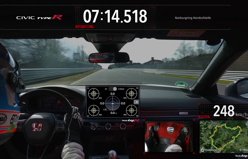 civic type r fl5 jadi mobil fwd tercepat di nurburgring 2023