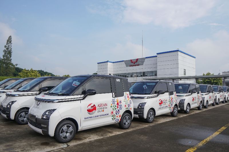 50 unit Wuling Air Ev akan sibuk di KTT Asean 2023