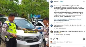 Honda Freed Nyamar Jadi Mobil Polisi Pakai Pelat Palsu dan Rotator, Ini Sanksinya!