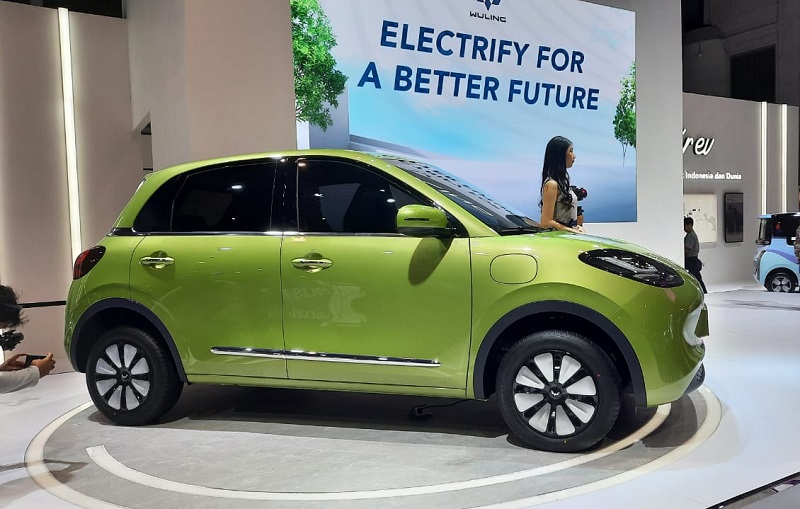 eksterior wuling binggo 2023 - tampak samping