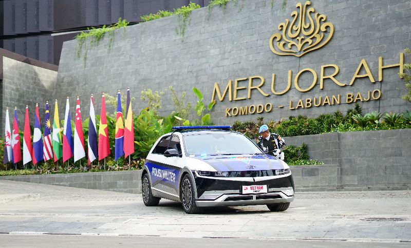 IONIQ 5 Jadi Mobil Pasukan Keamanan KTT ASEAN 2023