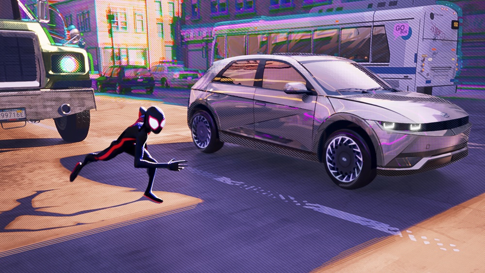 Hyundai IONIQ 5 dan IONIQ 6 muncul di film Spider-Man: Across the Spider-Verse.