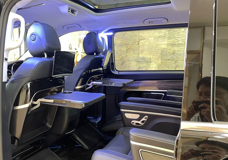 biaya modifikasi interior mercedes-benz v250