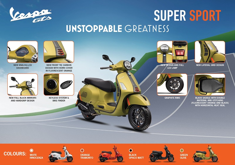 harga vespa gts 2023 - super sport 150