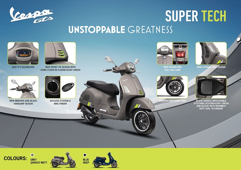 harga vespa gts 2023 - super tech 300