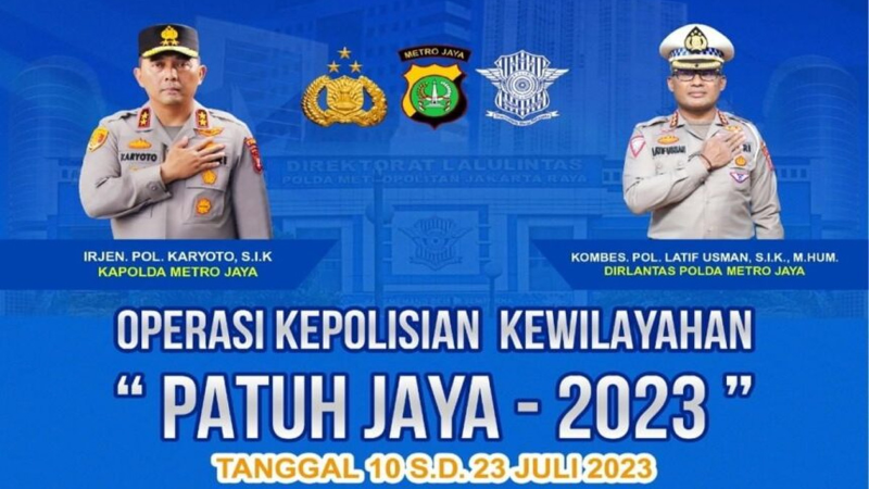 Tilang Operasi Patuh Jaya 2023