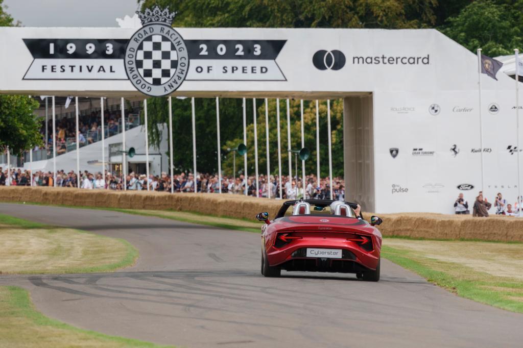 MG Cyberster debut di goodwood festival of speed 2023