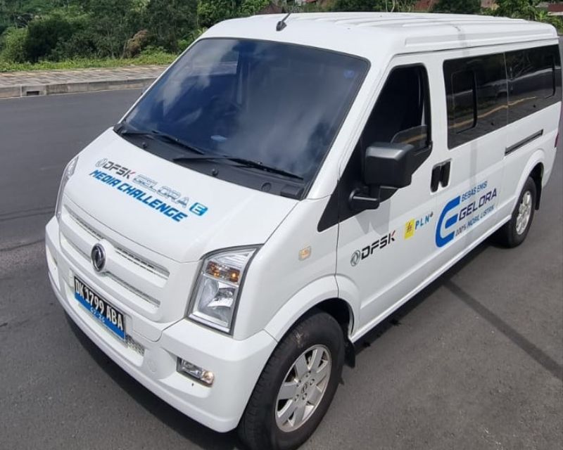Dinas Perhubungan Bali Lakukan Uji Coba DFSK Gelora E Mobil listrik DFSK Gelora E