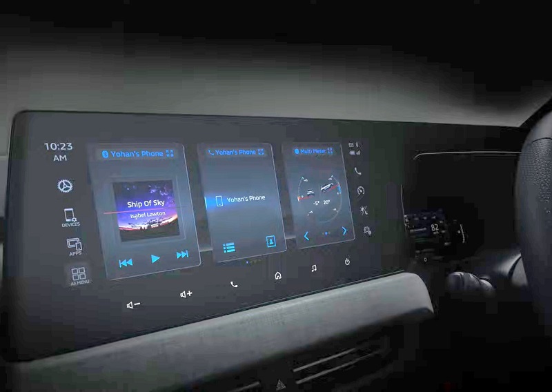 interior mitsubishi destinator - head unit