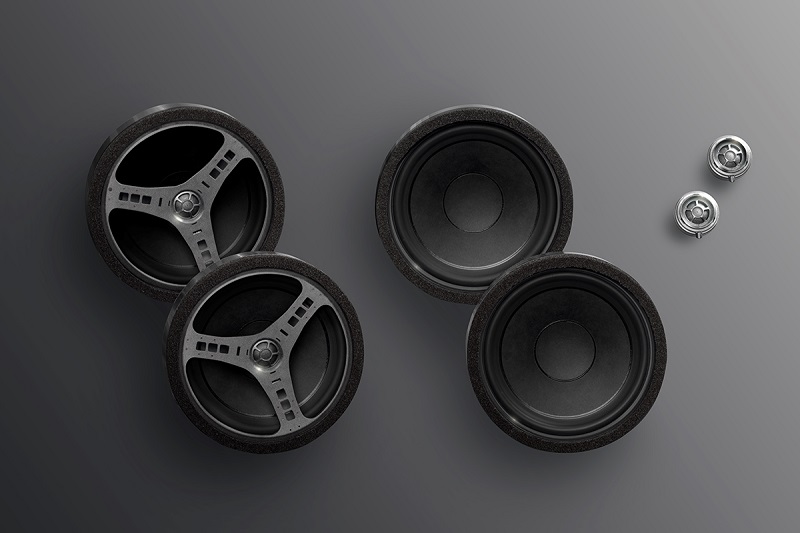 interior mitsubishi destinator - speaker yamaha