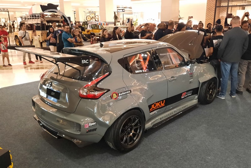 modifikasi nissan juke david sebastian hot wheels legends tour indonesia 2023 - tampak belakang