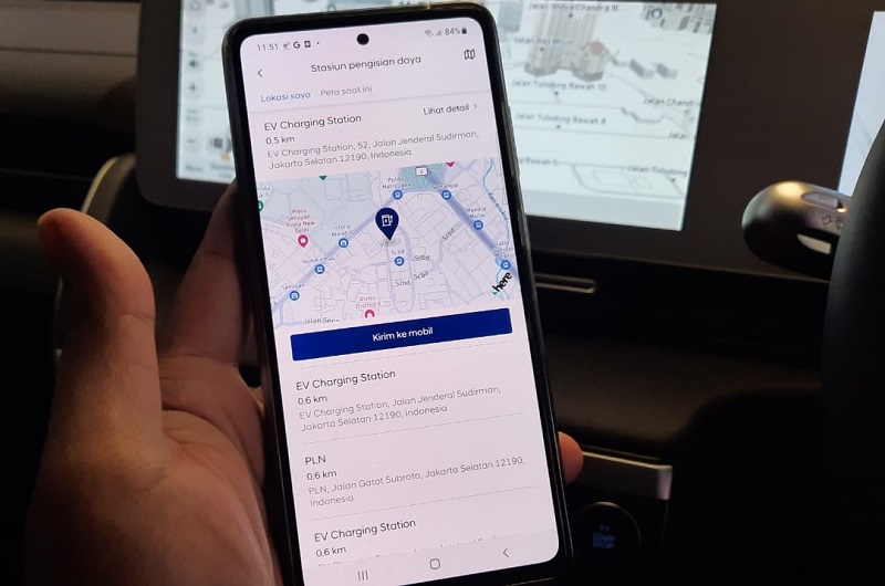 harga hyundai ioniq 5 bluelink 2023 - peta dan navigasi