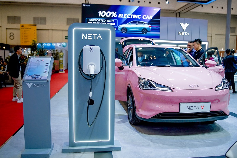Penjualan Mobil Listrik Neta V di China