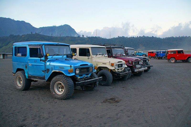 rute ke bromo - biaya sewa jip