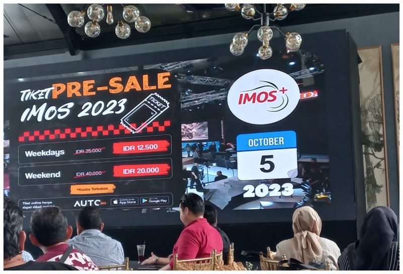 Harga tiket IMOS+ 2023