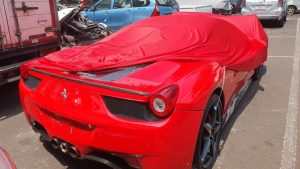 Ferrari Tabrak Kendaraan di Bundaran HI, Ini Kondisinya Sekarang!