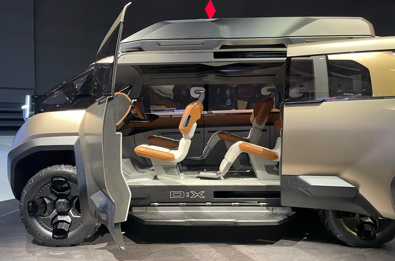 Mitsubishi D:X Concept, MPV Elektrifikasi Jago Off-road! mitsubishi dx concept interior