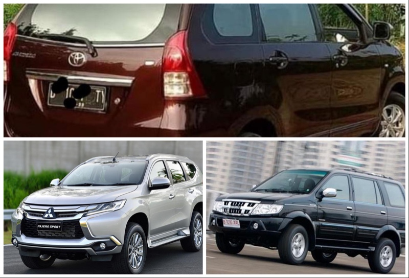 Koleksi mobil dan motor Gibran