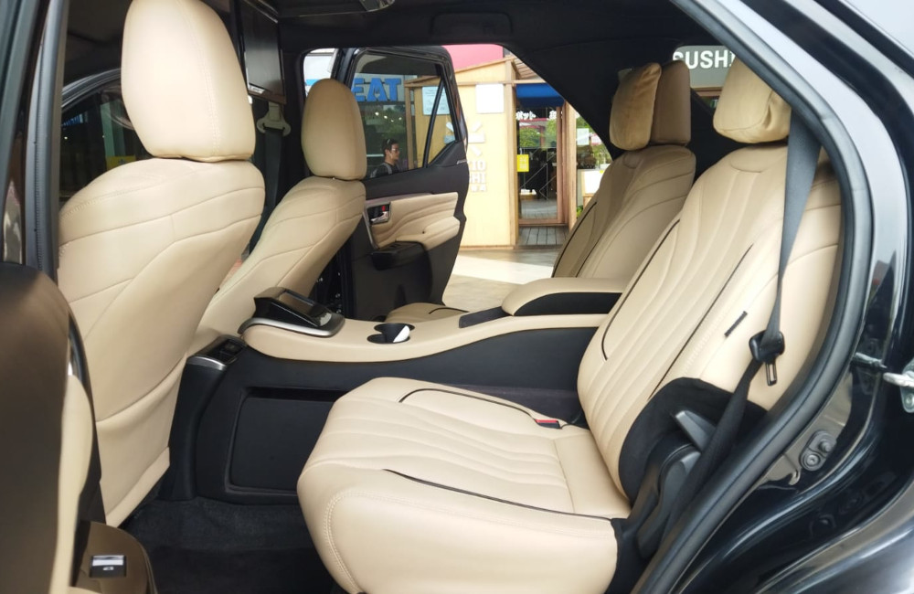 Ubahan kabin baris kedua bikin Fortuner Altera makin berkelas