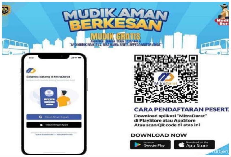 Mudik gratis Nataru 2023