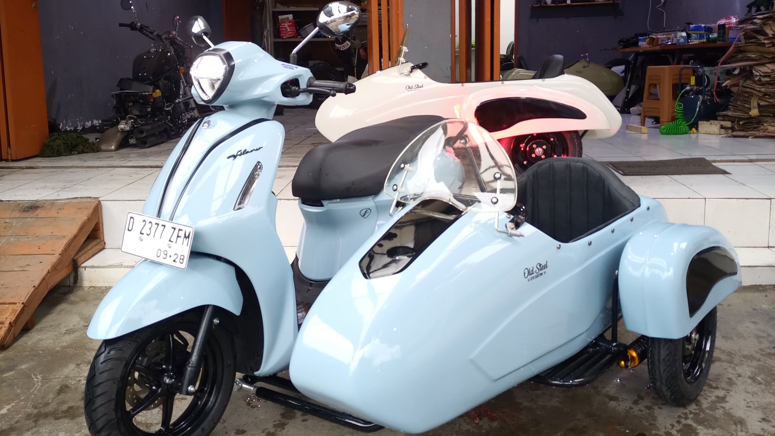 modifikasi Yamaha Filano Hybird