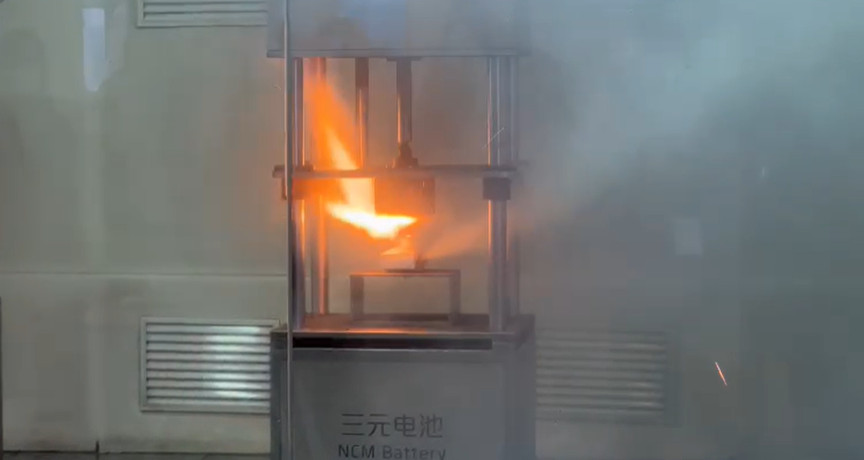 Nail Penetration Test, menguji kemampuan mengeliminasi potensi terbakar Blade Battery saat kecelakaan