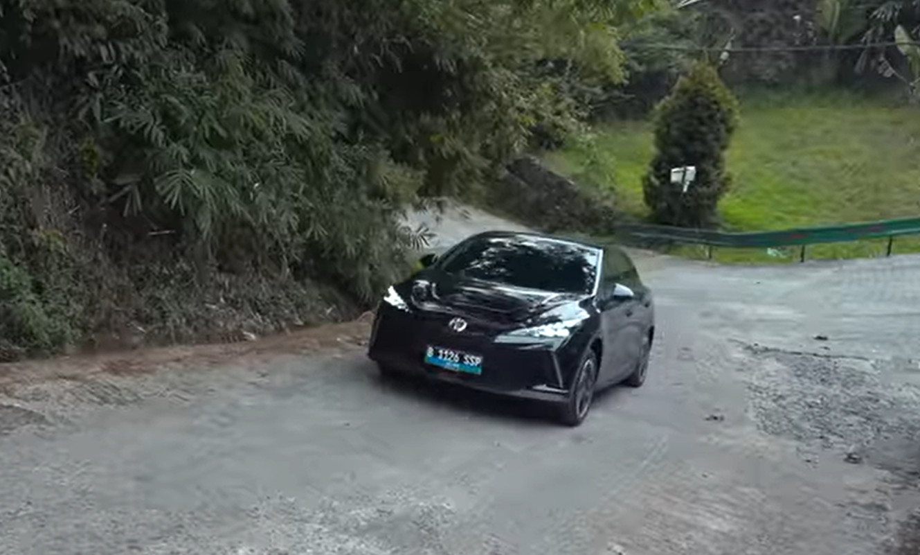 Tes menanjak MG 4 EV