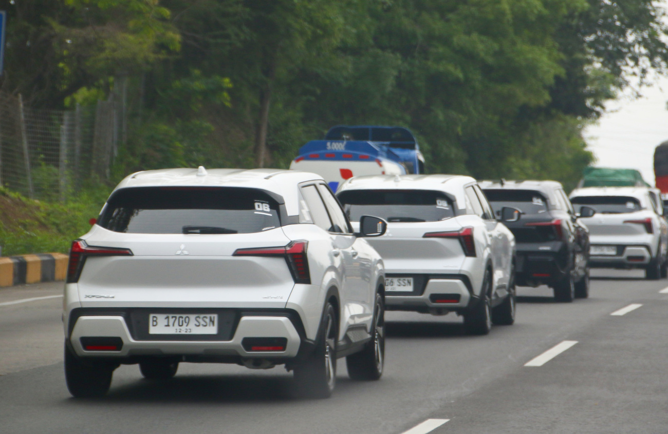 Mitsubishi XForce dibekali 4 mode berkendara yang berbeda. Normal, Wet, Gravel, dan Mud