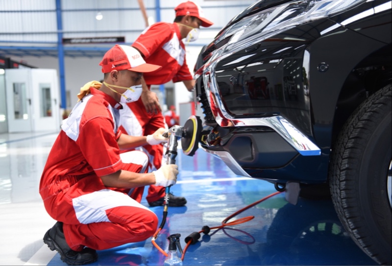 Lokasi Bengkel Perbaikan Bodi dan Cat Mitsubishi
