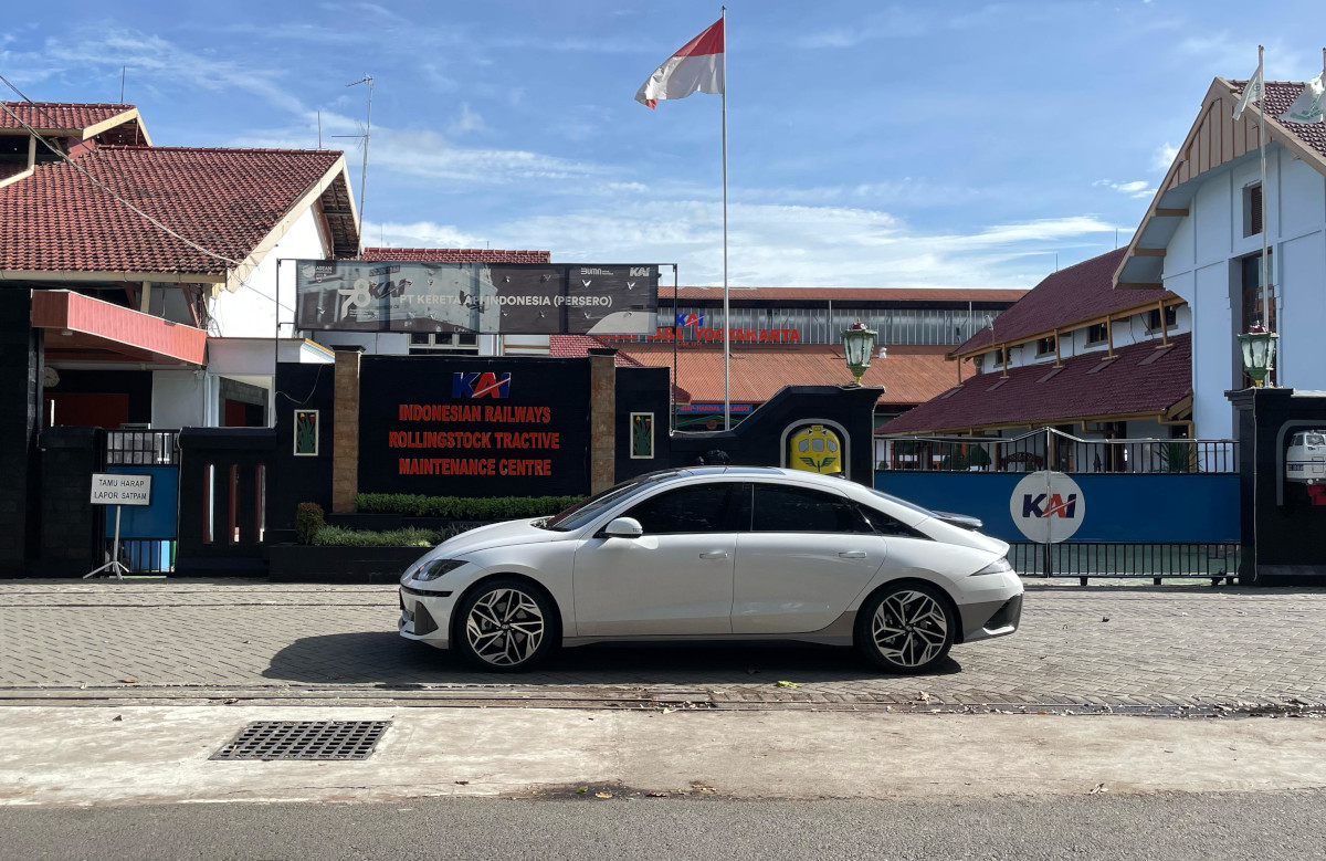 Hyundai Ioniq 6 tes luar kota ke Yogyakarta