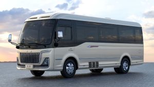 Hongqi Guoyue Dari Cina Siap Tantang Isuzu Elf NQR Bus