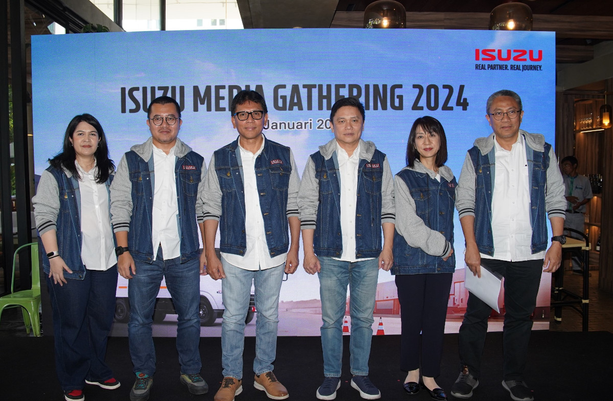Jajaran BOD PT IAMI saat media gathering di Jakarta (25/1)