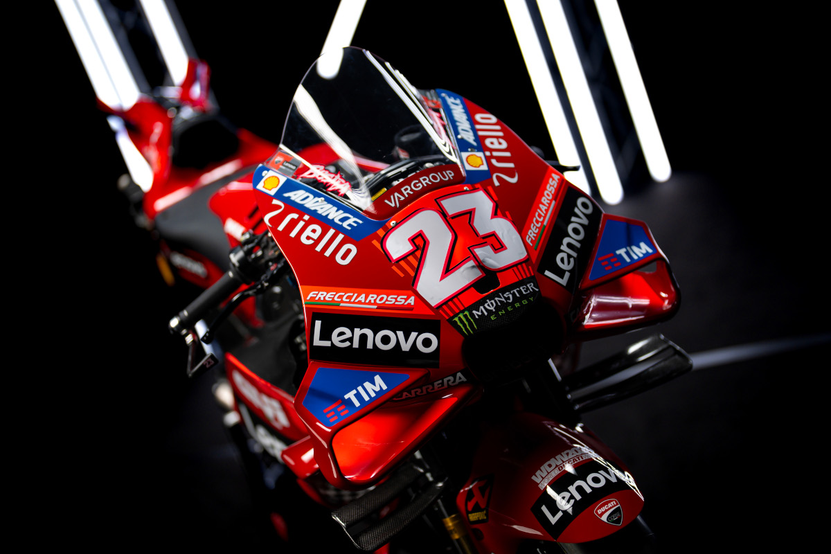 livery tim Ducati MotoGP lebih cerah