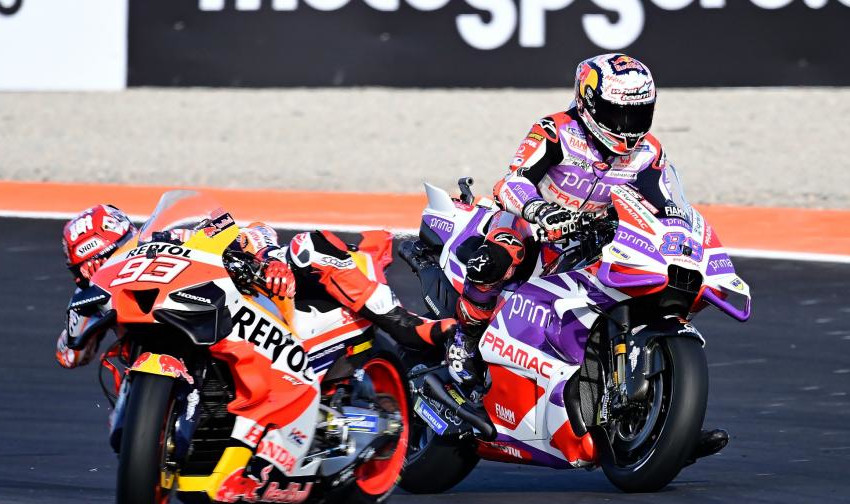 Marquez bersenggolan dengan Jorge Martin di musim balap MotoGP 2023