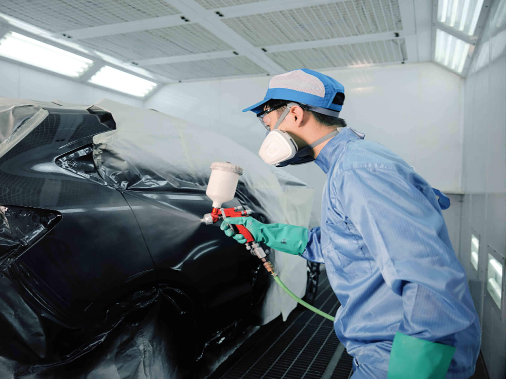 Area pengecatan atau spray booth tergolong steril