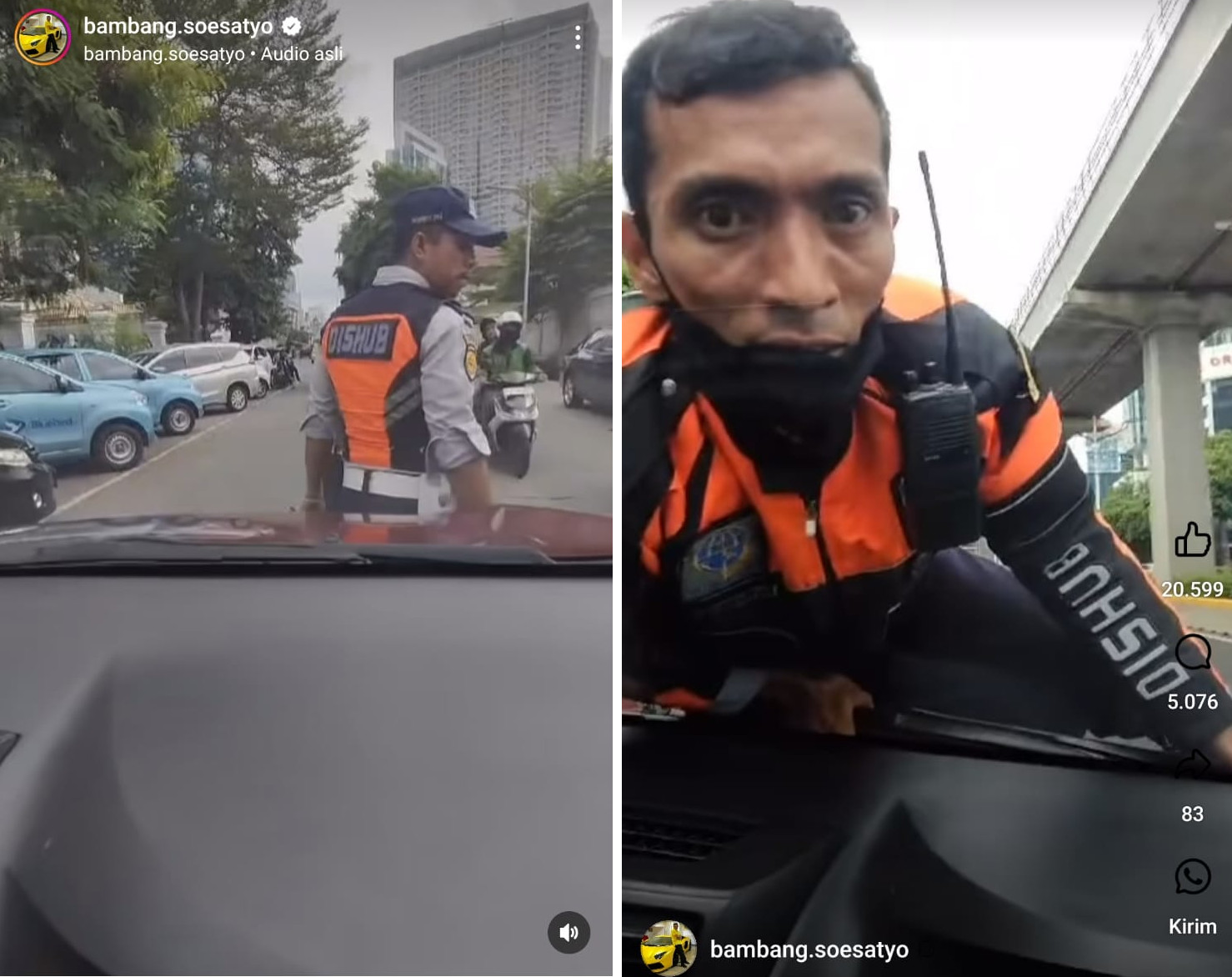 Viral Petugas Dishub Setop Mobil Pribadi, Apa Sebenarnya Wewenang Petugas Dishub di Jalan Raya? Oknum petugas Dishub vs pengemudi mobil pribadi di Jakarta Selatan