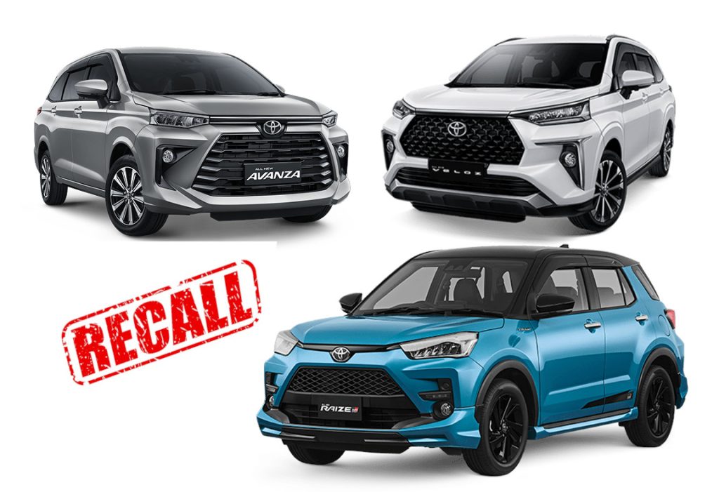 Recall Avanza, Veloz dan Raize di Filipina