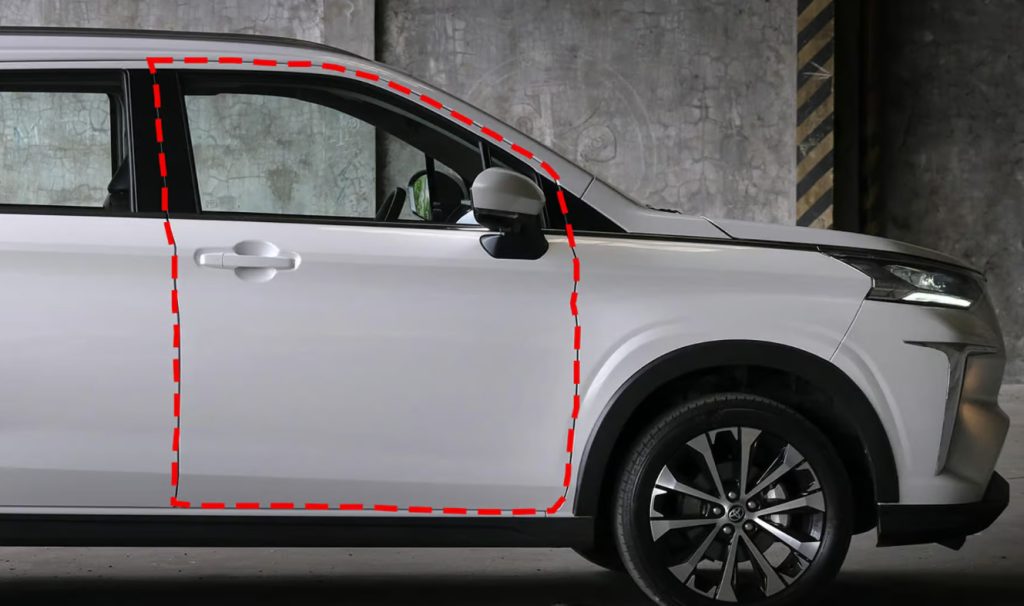 Pengelasan tidak tepat mempengaruhi kekuatan side impact beam dari sisi kanan