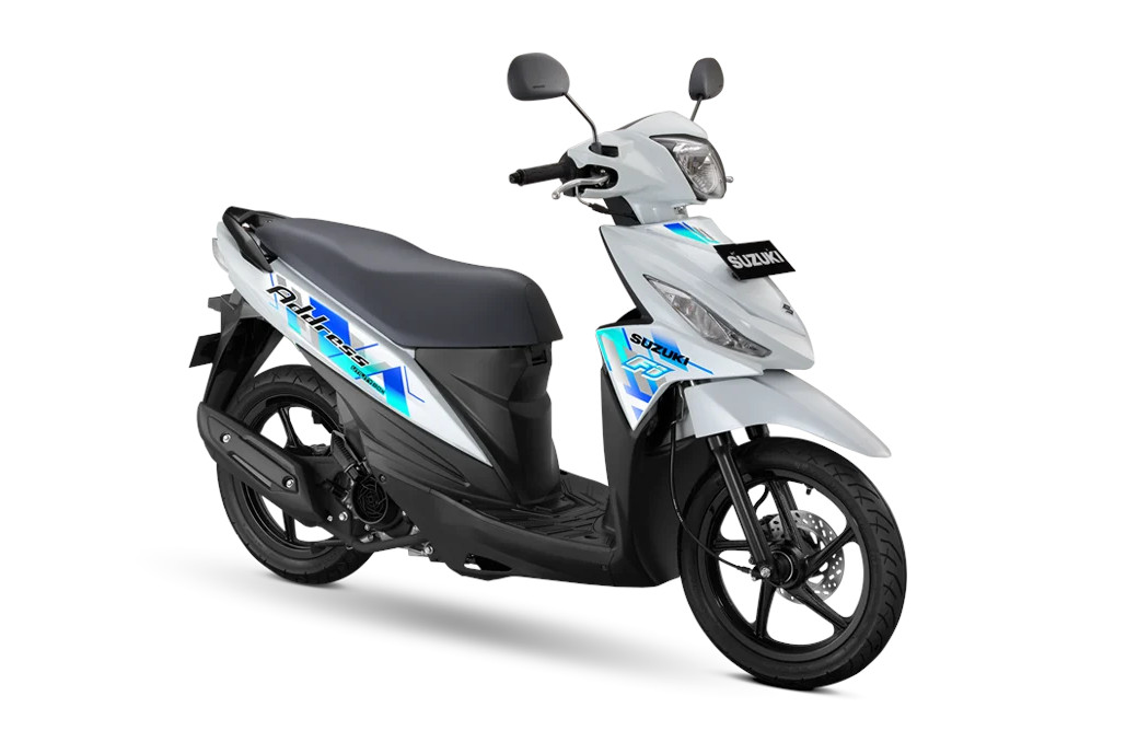 Suzuki Address FI tampil dengan striping baru