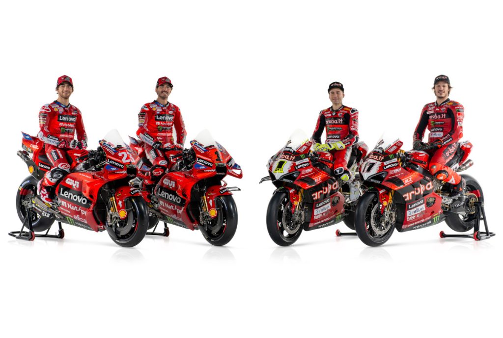 Tim Ducati MotoGP dan WorldSBK untuk musin 2024