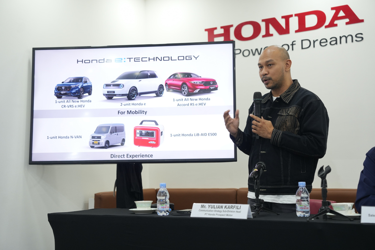 Ada 4 mobil elektrifikasi Honda yang diikutsertakan 