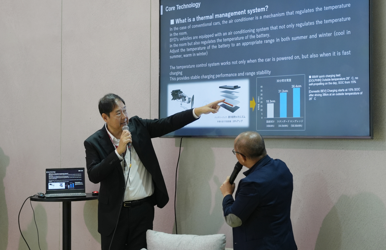 BYD Umbar Rahasia Teknologi E-platform 3.0 Hasilkan Mobil Listrik Paripurna Tatsuya Mikami, Chief Advisor BYD Japan terangkan e-platform 3.0