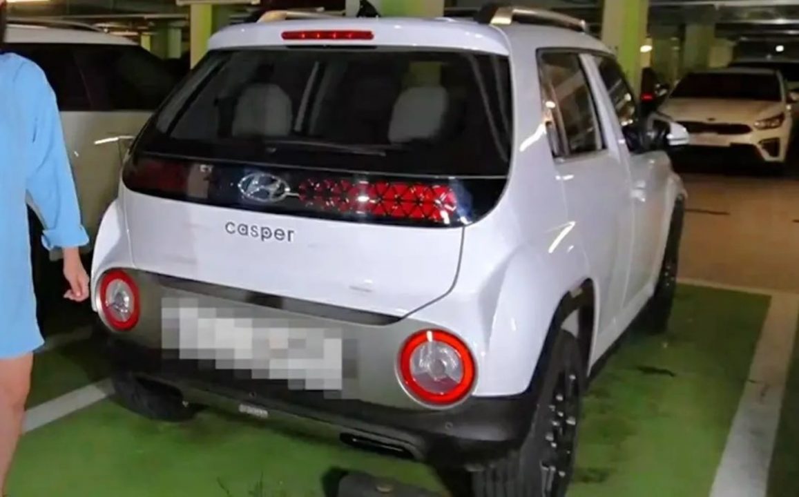 Tampilan belakang Hyundai Casper