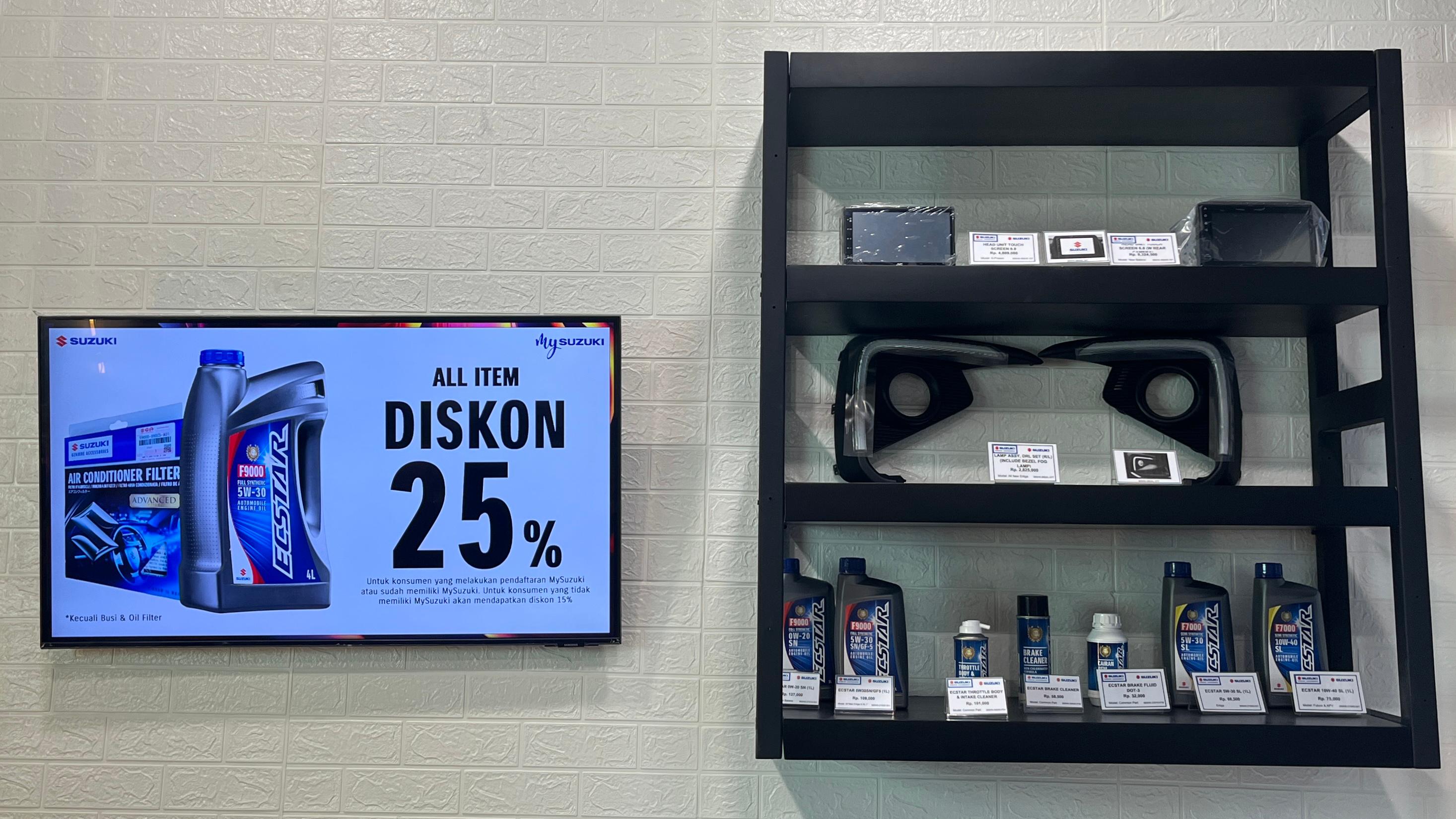 Promo spare part berlangsung sepanjang 11 hari IIMS 2024 di area Hall A2