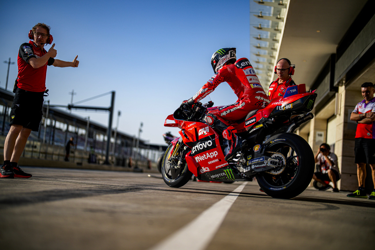 Bagnaia juga gemilang di time attack